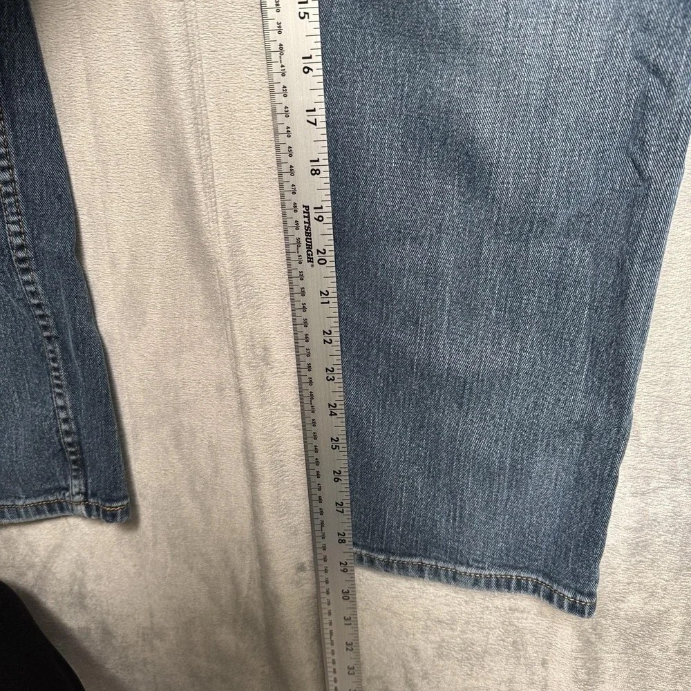Levis 505‎ Jeans Mens 36x30 Blue Medium Wash Straight Denim Regular Fit Cotton